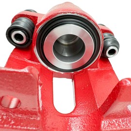 FengTeeh 184858 184859 Red Rear Brake Calipers Driver Passenger Side Pair for Ford F150 2004 2005 2006 2007 2008 2009 2010 2011 for Lincoln Mark LT 2006-2011 S4858