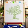 GORGECRAFT Large Tree of Life Stencil Template 12x12 Inch Reusable