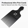 Plastic Afro Hair Comb (B)