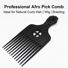 Plastic Afro Hair Comb (B)