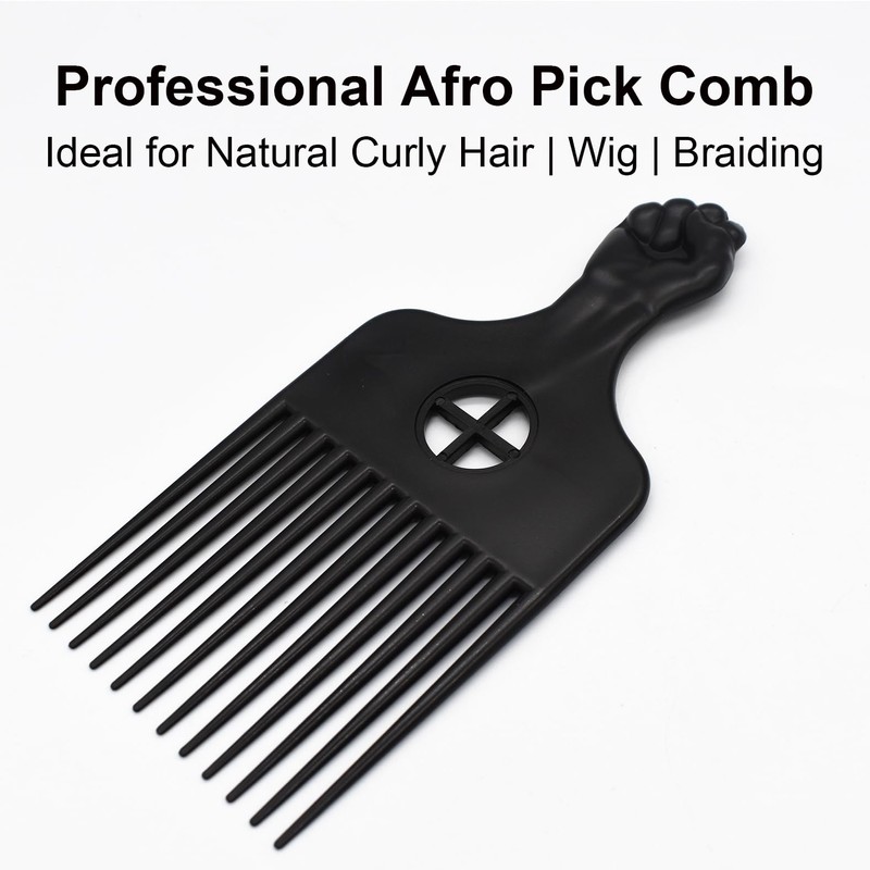 Plastic Afro Hair Comb (B)