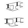 Folpus 2Pcs Disposable Glove Dispenser, Rubber Gloves Organizer Space Saving