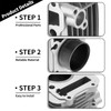 ZUDKSUY 57MM 125cc Cylinder Piston Ring Gasket Kit, Replacement for