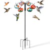 Chunful Hummingbird Feeders for Outdoors Hanging (6 Feeding Stations) Hand