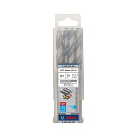 Bosch 2608585460 HSS-G Metal Drill Bit, 7/16" x 4.3/32" x 5.1/2"