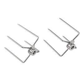 Barbecue Fork - for Grill Rotisserie - Multifunctional Stainless Steel - BBQ Fork - Grill Fork - Roast Spit - Barbecue Tool2 Pack