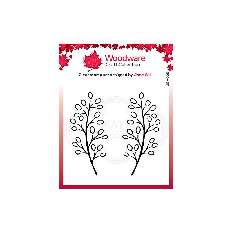 Jane Gill - Clear Magic Stamp Set - Carla Leaf