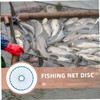 BESPORTBLE 2pcs Fishing Mesh Replacement Disc Hollowed Design for Easy