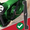Spares2go Mower Blade for Hawksmoor 1200W SLM32F-ZE Electric Lawnmower (32cm)