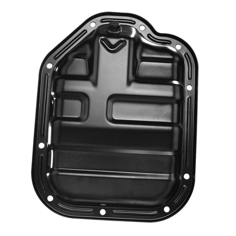 A-Premium Lower Engine Oil Pan Sump with Drain Plug Compatible