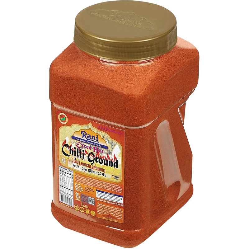 Rani Extra Hot Chilli Powder Indian Spice 80oz (5lbs) 2.27kg