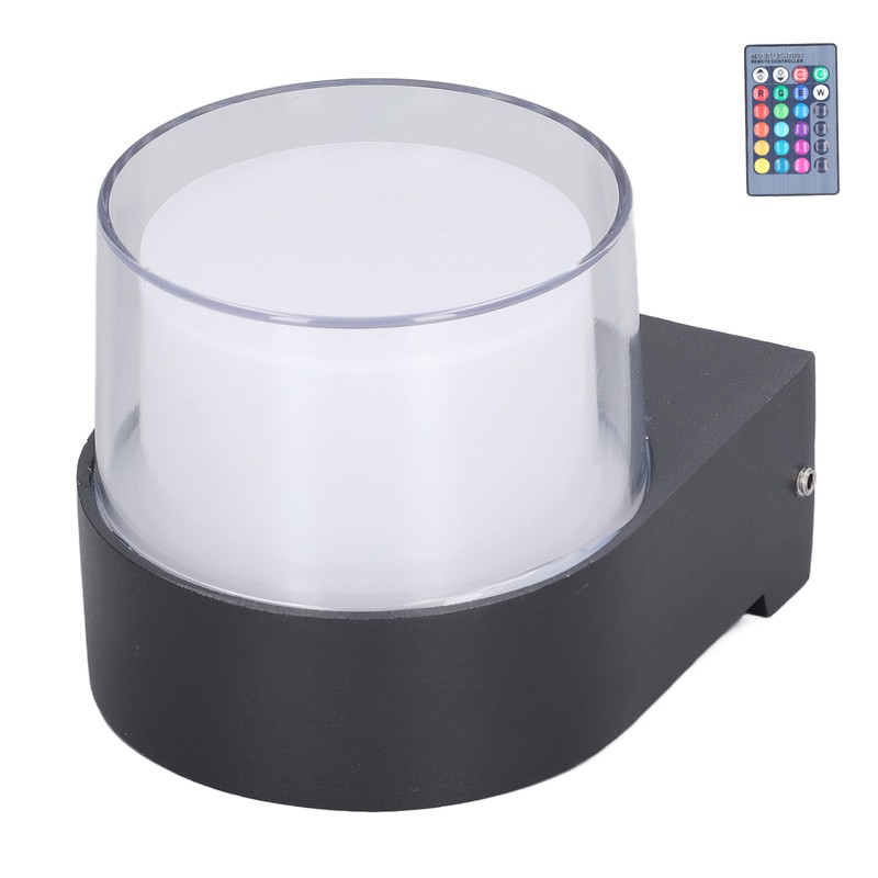 Outdoor Wall Sconce 5W RGB Remote Control LED Waterproof Wall