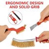 Flintronic 5 Piece Wire Brush Set, Wire Brush with 130