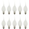 Creative Hobbies 10 Silicone Dipped LED Night Light Bulbs, For