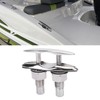 Pull Up Boat Cleat, 316 Stainless Steel Hidden Flush Mount