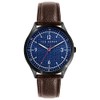 Ted Baker Manhatt | Blue Dial | Brown Leather Strap