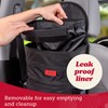 Lusso Gear Spill-Proof Car Trash Can - Easy to Clean
