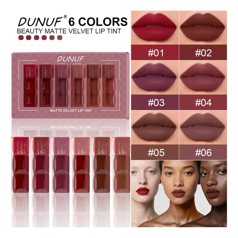 Q6piece Easyapply Matte Lip Gloss Set Q
