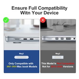 MacBook Pro Charger 140W USB C Fast Charger Power Adapter with 6.6FT USB-C to Magnetic 3 Cable for Mac Book Pro 16 14 inch MacBook Air 15 13 inch 2021 2022 2023 2024 2025 M1 M2 M3 M4【Original Quality】