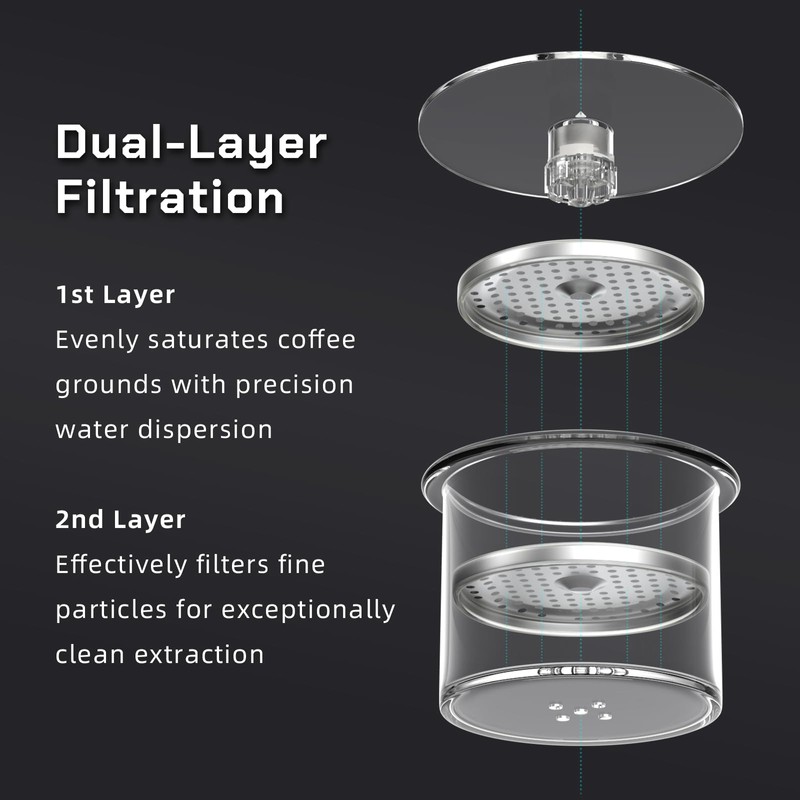 Iced Coffee Cold Brew Drip Maker, 300ml/10oz Cold Brew Coffee