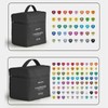 DELI 40 Colours Sketch Marker Set, Double Writing Tip, Quick