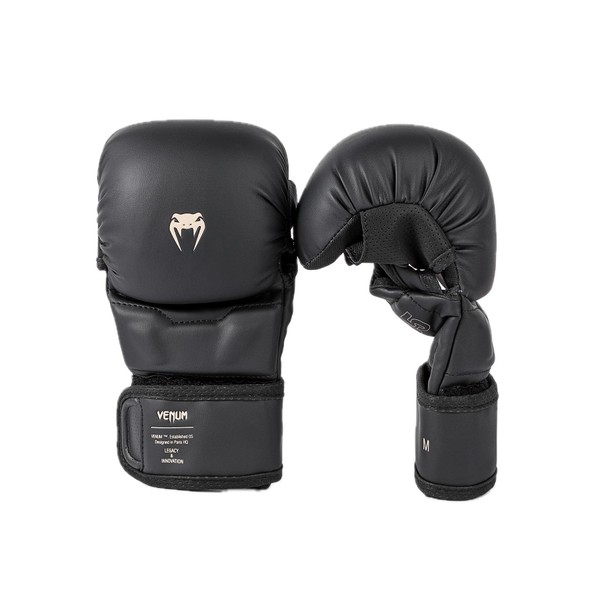 Venum Impact Evo Sparring MMA Gloves - Black - L/XL