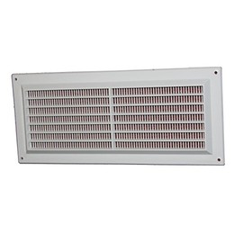 Air Ventilation Plastic Grill Cover 130mm x 300mm/White