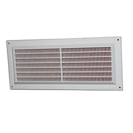 Air Ventilation Plastic Grill Cover 130mm x 300mm/White