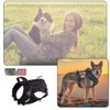 Hanshengday Tactical Service Dog Vest Harness for Medium Large Dog,