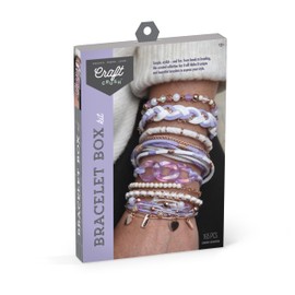 Craft Crush Bracelet Making Kit - Jewelry Making Supplies, Bracelets for Teens, Makes 8, Ages 13+