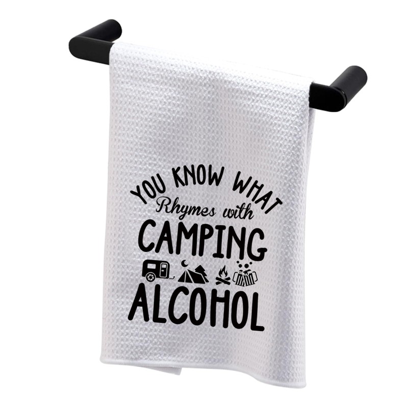 PLITI Camping Kitchen Towel Camping Lover Gift You Know What