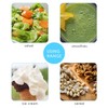 Tuperoymse and Spoon Set,Salad Smoothie Mixing Dessert Fruit Ice Cream