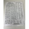 Talentedkitchen Script Pantry Labels Set 157 Black On Clear Background