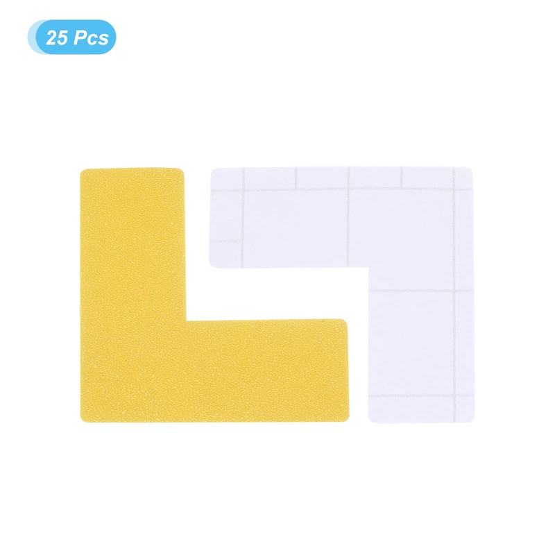PATIKIL 5s Location Marking Corner 2x2x0.8 Inch 25 Pack L