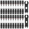 TCEUMIK 20Pairs/40PCS Solar Panel Connectors MC4 Male & Female Solar