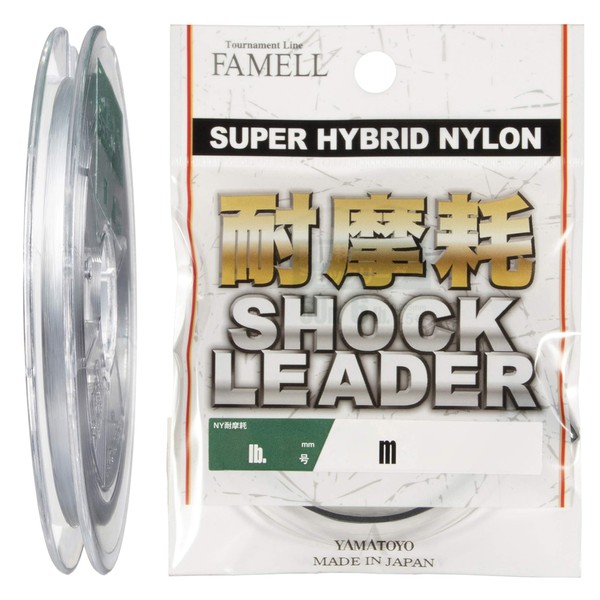 ヤマトヨテグス(YAMATOYO) リーダー 耐摩耗 ショックリーダー ナイロン 30m 1.2号 5lb クリア