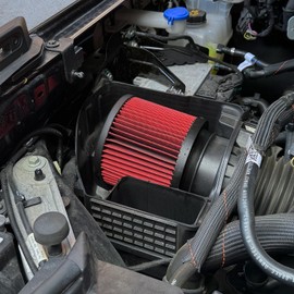 Aojezoor High-Flow Engine Air Filter Compatible with Ford Bronco 2021-2025 2.3L 2.7L Compatible with Ford Ranger 2024-2025 2.3L High Performance, Premium, Washable, E-0634