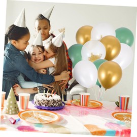 KOMBIUDA 1set Metallic Latex Balloons Set Avocado Green Party Decorations for Weddings Birthdays Festivals Quality Decorative Props for Celebrations