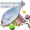 SIVZUMO 1 x Fish Shaped Pencil Case Novelty Fish Pencil