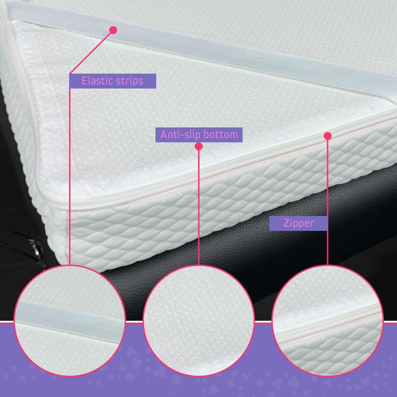 Lash Bed Foam Topper – 2.5 Inch Thick Memory Foam