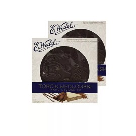 Wedel-Poland 2 packs x 250 g . E Wedel Torcik Wedlowski Wafers Dark Chocolate (8.82 oz x 2)