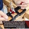 Aepiraza Veritas Router Plane for Woodworking, Router Plane Handheld Adjustable
