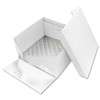PME Square Cake Board & Cake Box, 9-Inch, Silver