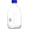 Basstein Lab Media Storage Round Bottles Graduated Glass Container GL45