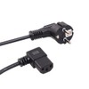 Maclean MCTV-803 Earthing Contact Angled to IEC Plug Left Angled