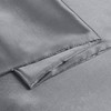 Yorkshire Bedding Grey Satin Pillow Cases 4 Pack for Hair