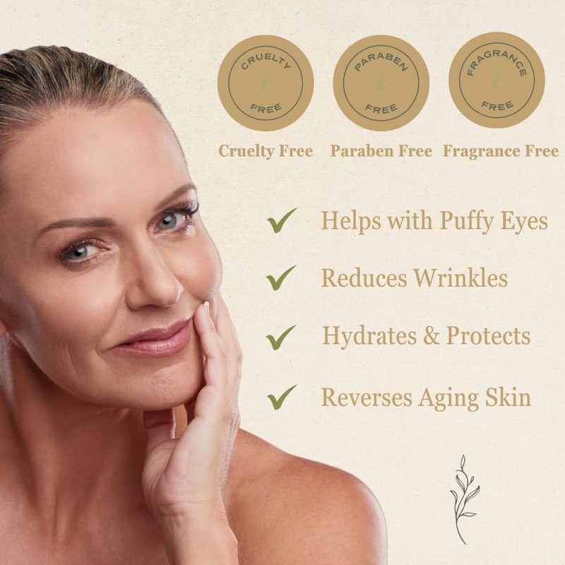 NutraVive Eye Restore Cream – Under Eye Cream For Puffiness