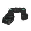 Masterforce 3 Piece Handyman Tool Bag Set Padded Belt Technician Contractor Pouch Storage