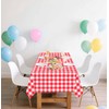 SietDESEO 6 Pack Red Gingham Tablecloth 54 x 108 Red