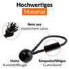 50 Bungees with Ball in Black, Expander Attachment for Tarpaulins,
